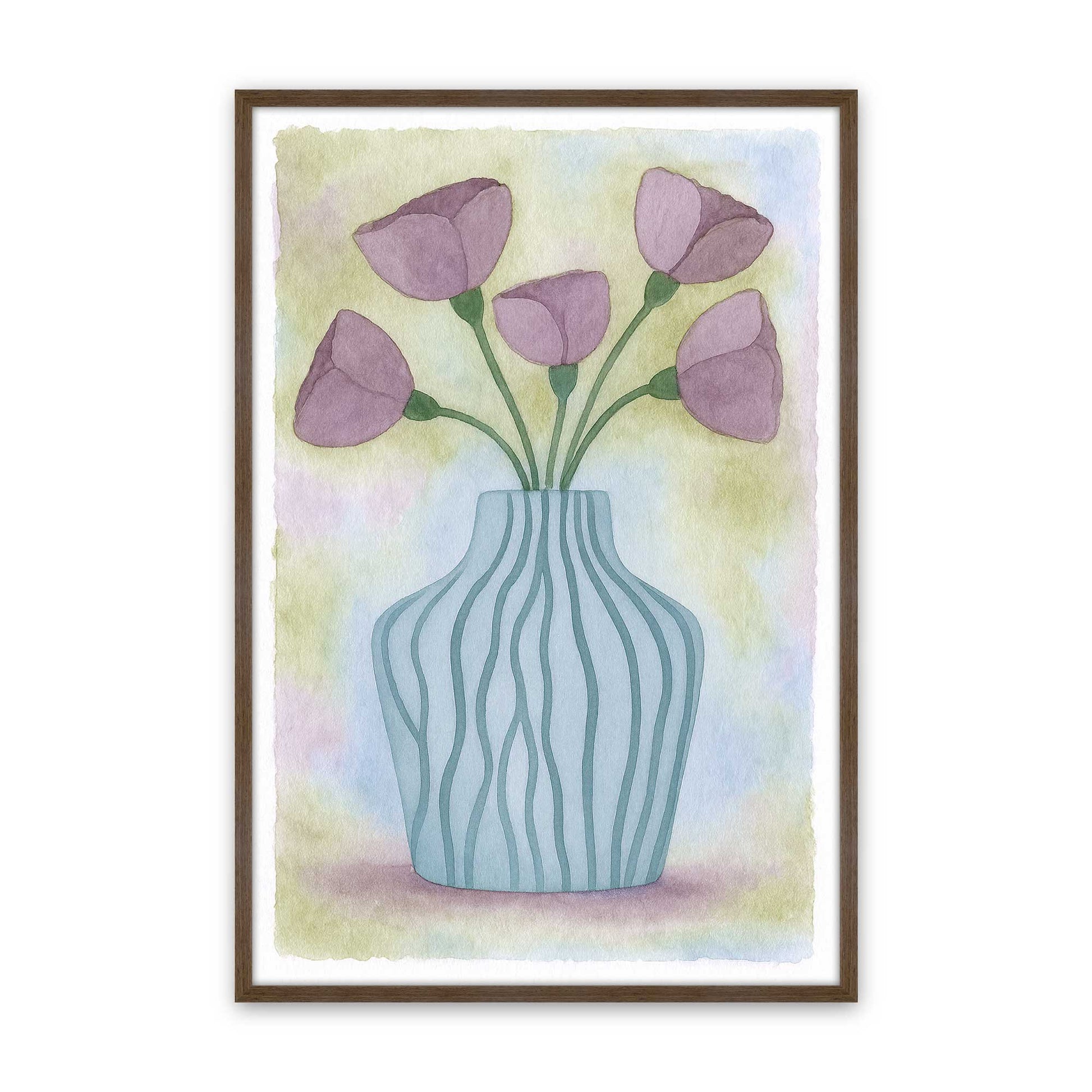 [Color:Walnut], Picture of art in a Walnut frame