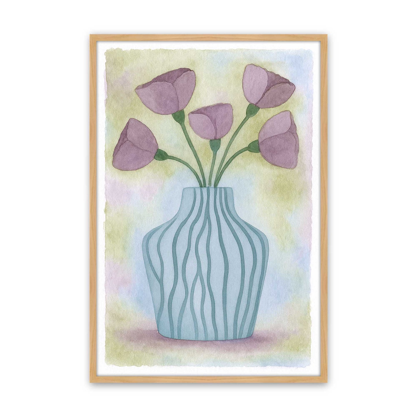 [Color:American Maple], Picture of art in a American Maple frame