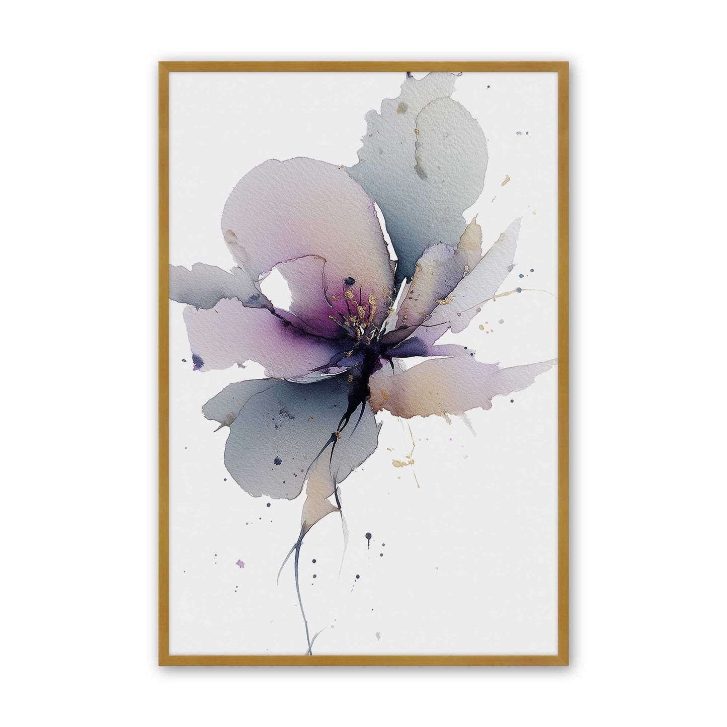 [Color:Polished Gold], Picture of art in a Polished Gold frame