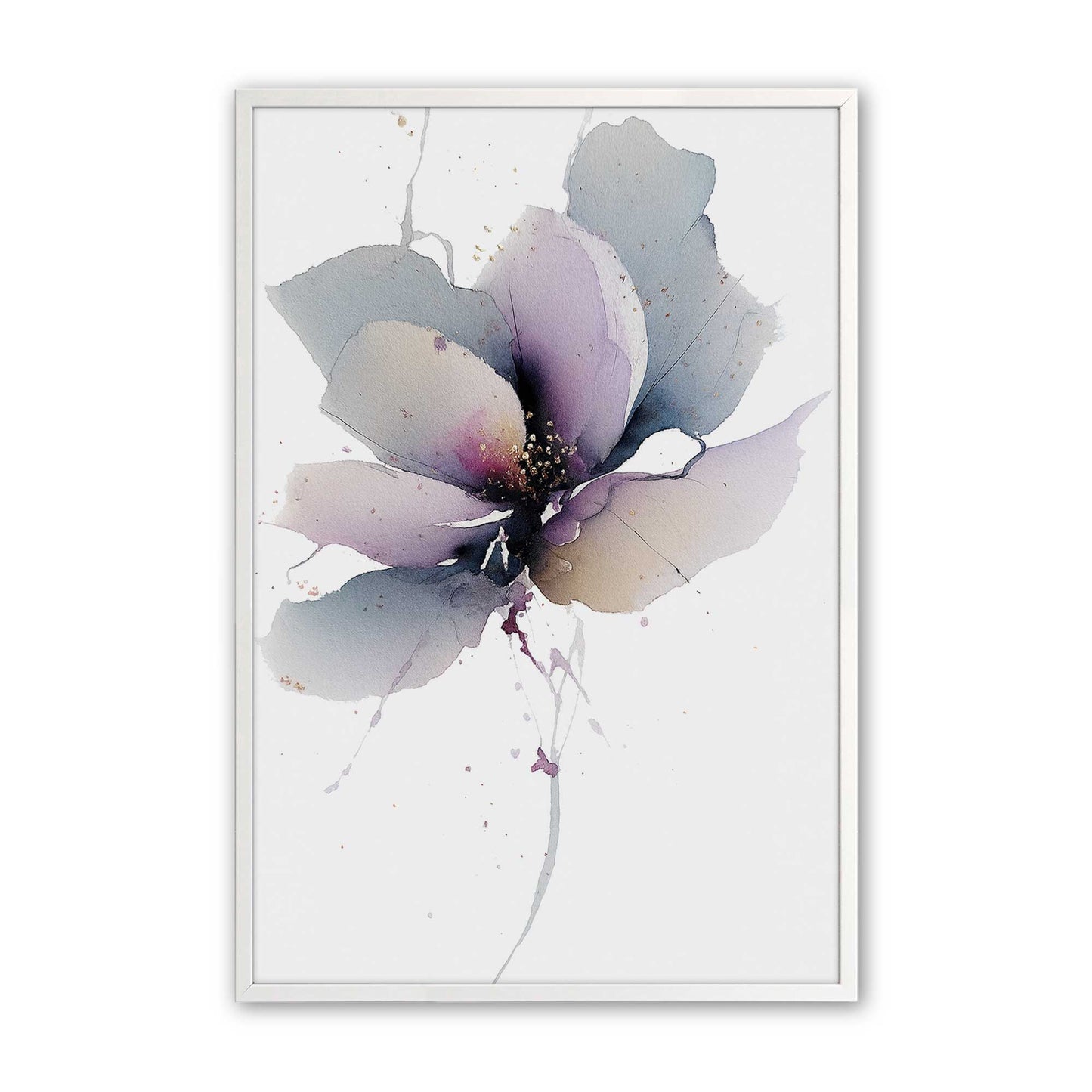[Color:Opaque White], Picture of art in a Opaque White frame