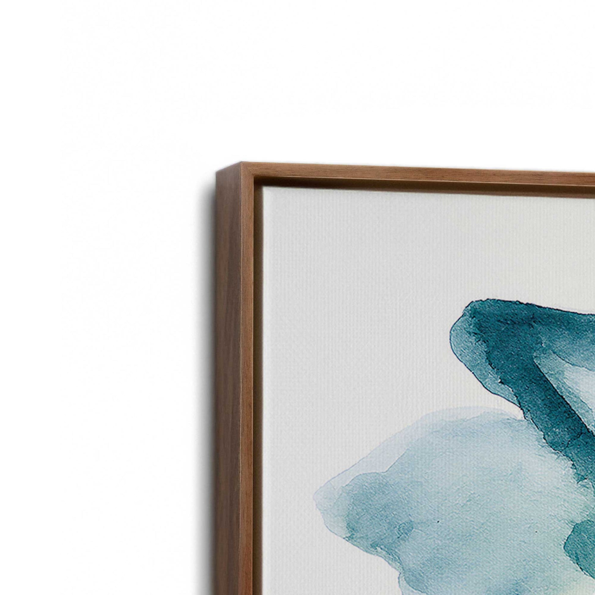 [Color:Walnut], Picture of the corner of the art