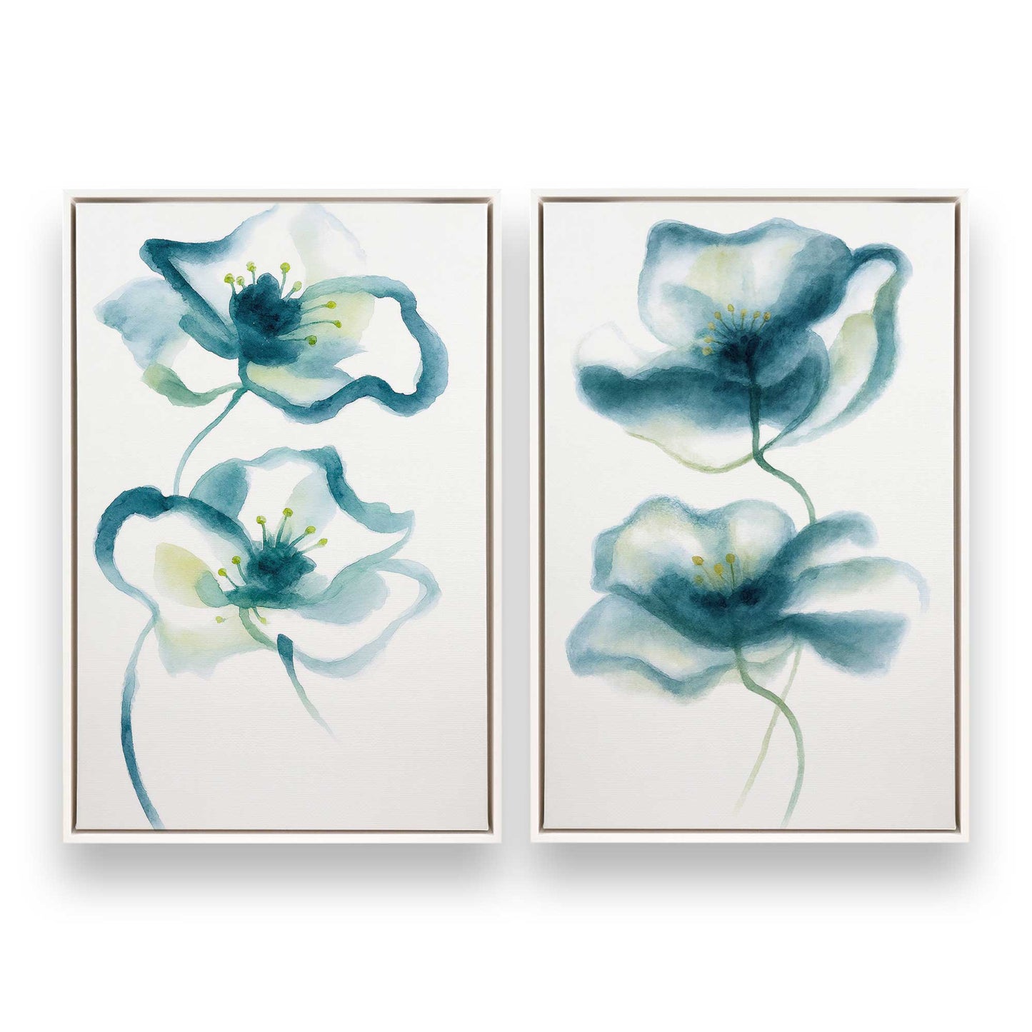 [Color:Opaque White], Picture of art in a White frame