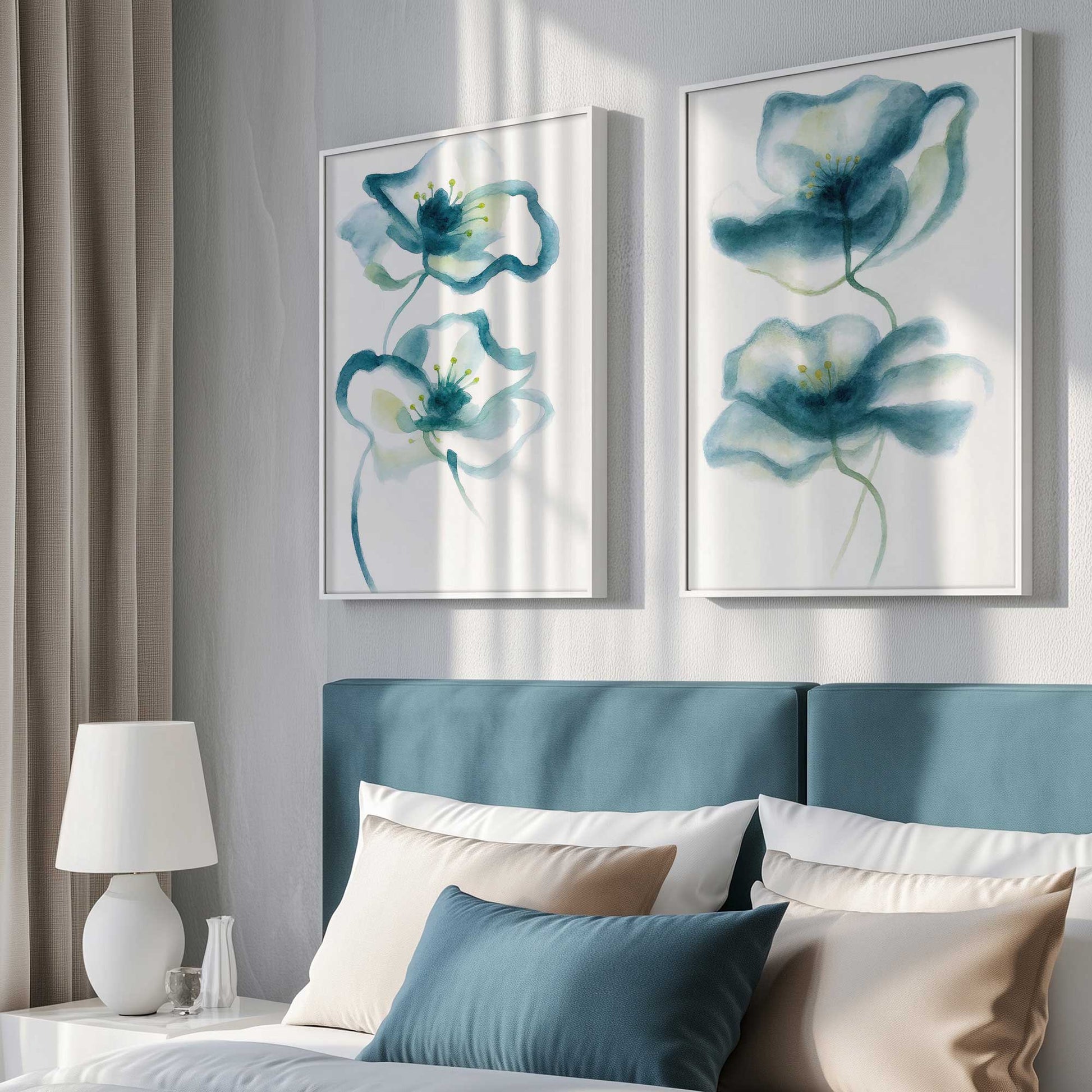 [Color:Satin Black], Picture of art in a Satin Black frame