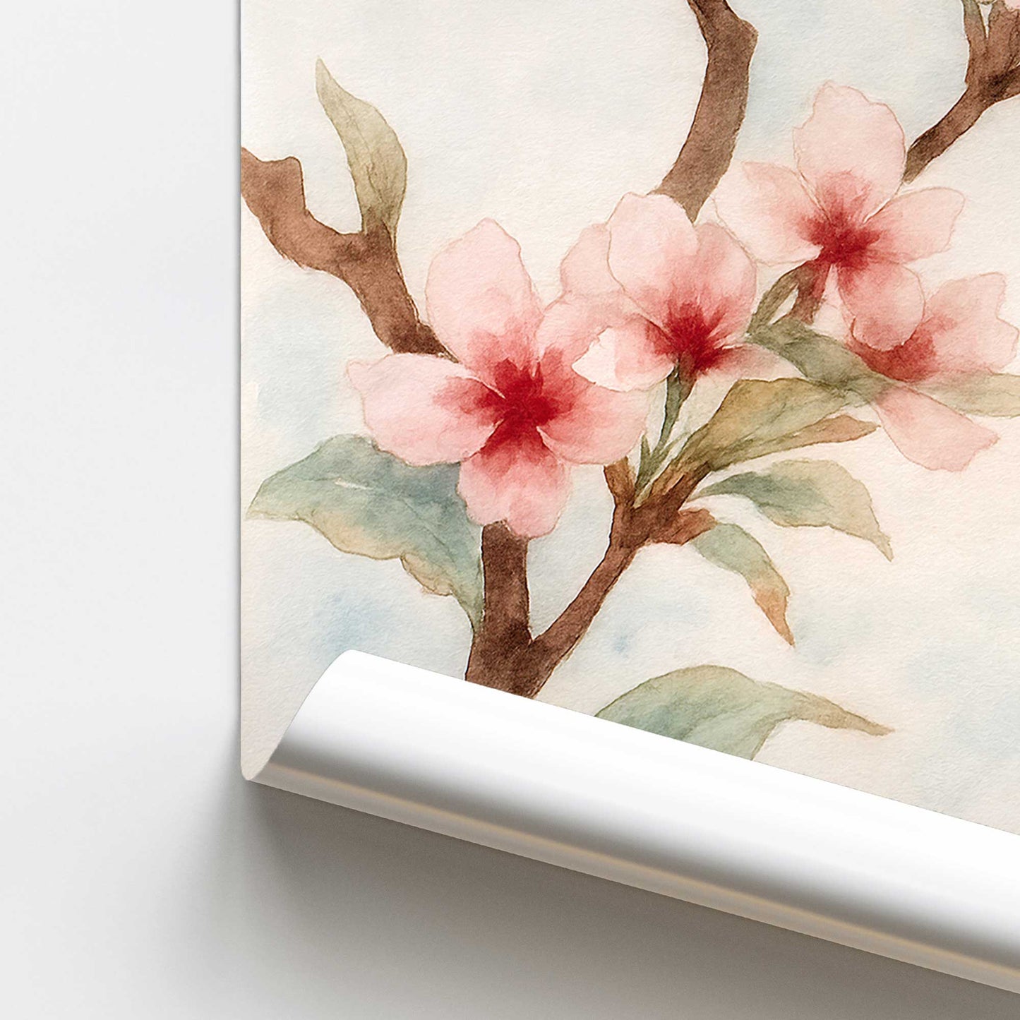 [color:Rolled Print], Picture of close up of art