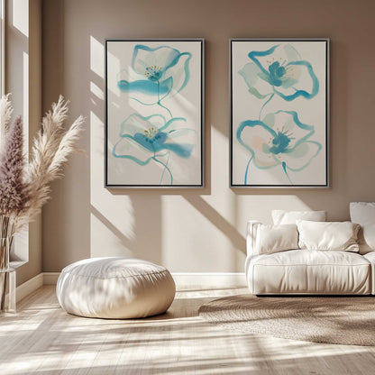[Color:Satin Black], Picture of art in a Satin Black frame