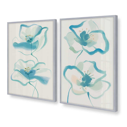 [Color:Polished Chrome], Picture of art in a Polished Chrome frame at an angle