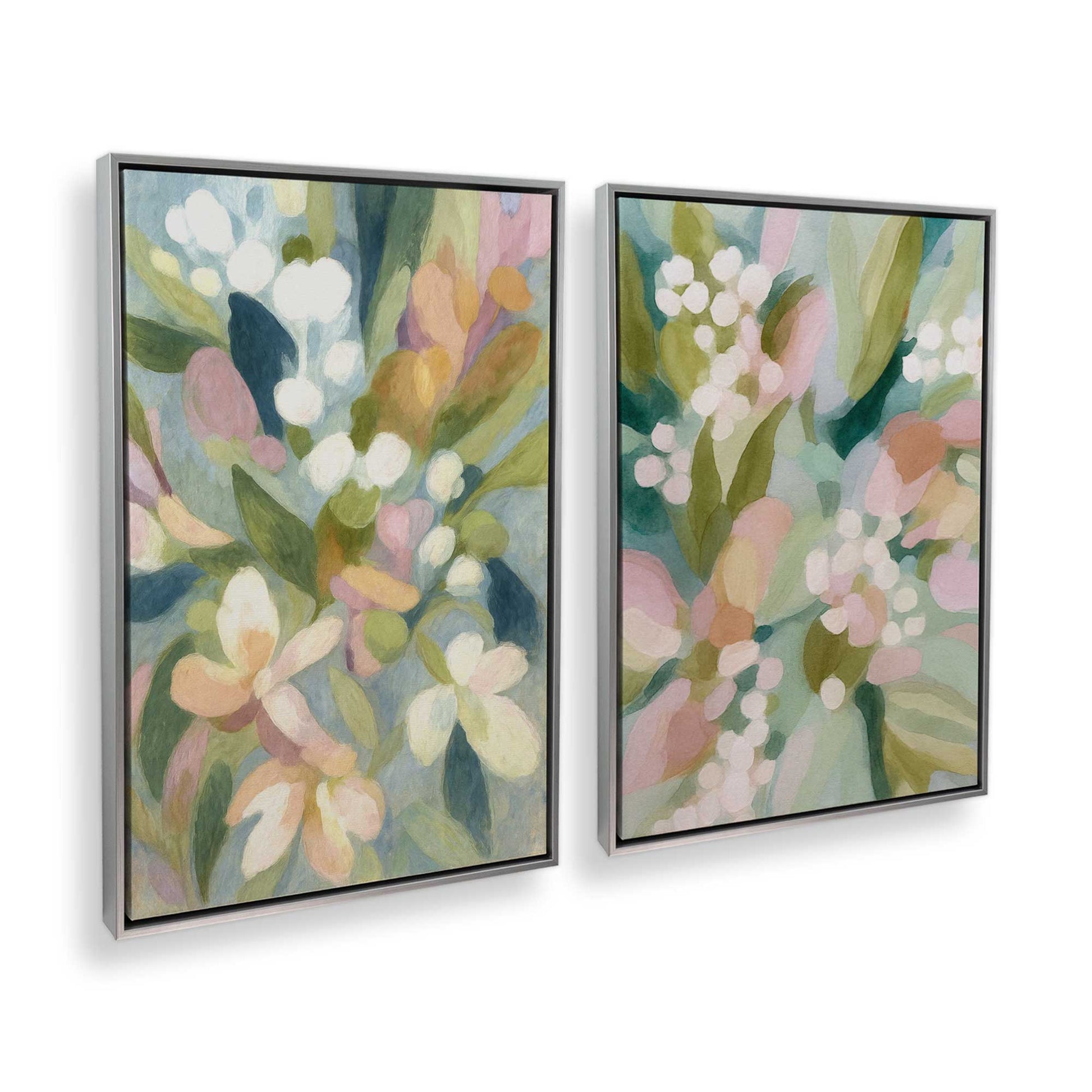[Color:Polished Chrome], Picture of art in a Polished Chrome frame at an angle