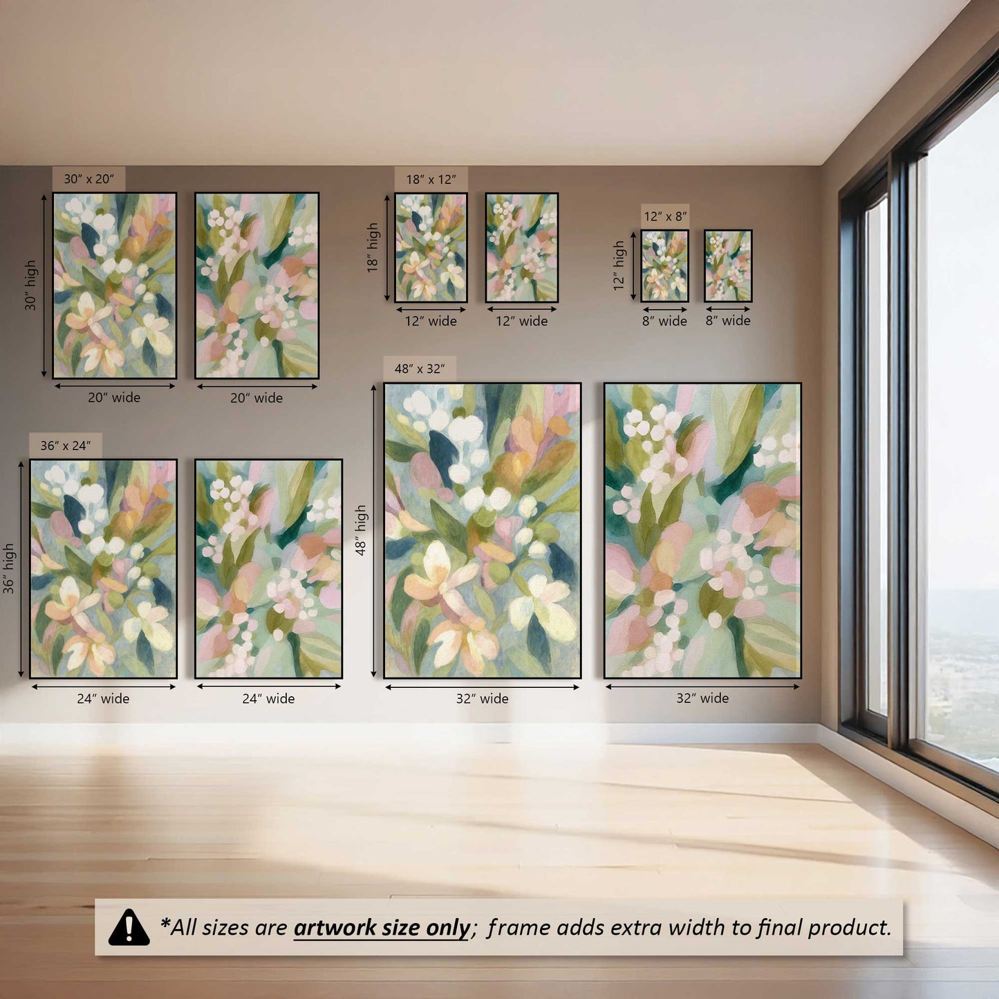 Meadow Murmur, Set of 2 Canvas Prints