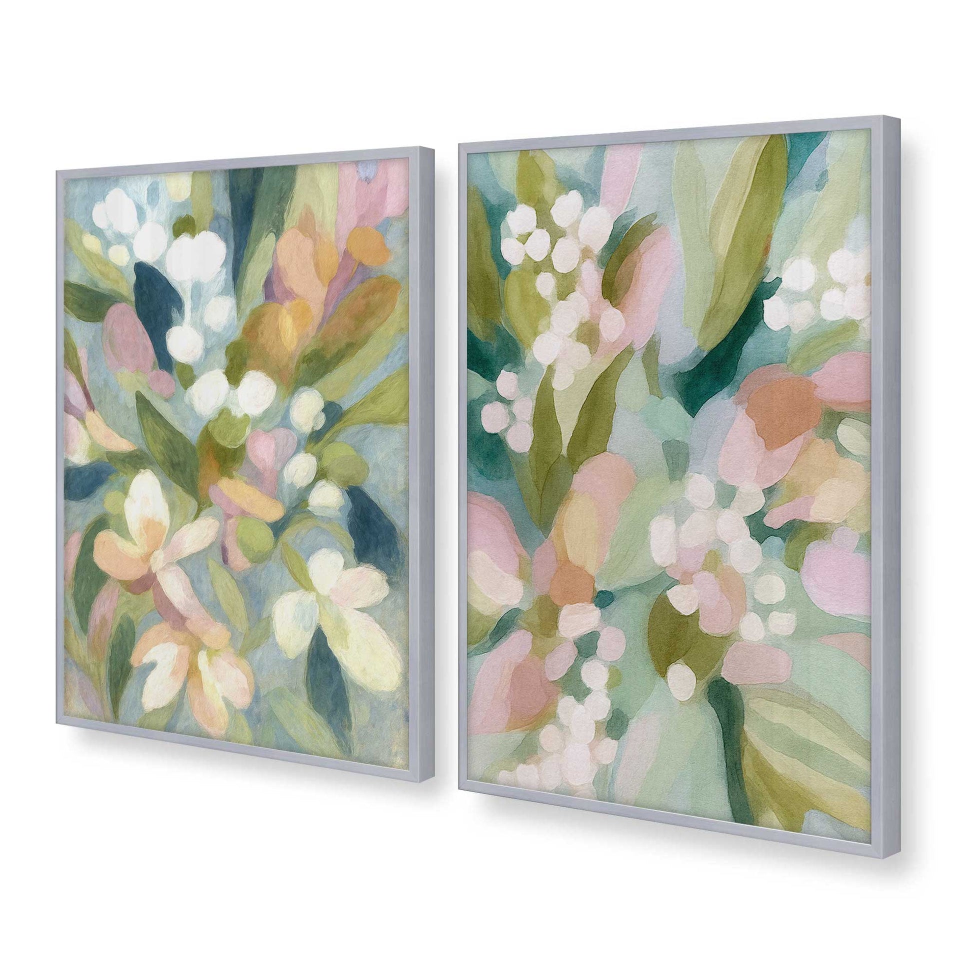 [Color:Polished Chrome], Picture of art in a Polished Chrome frame at an angle