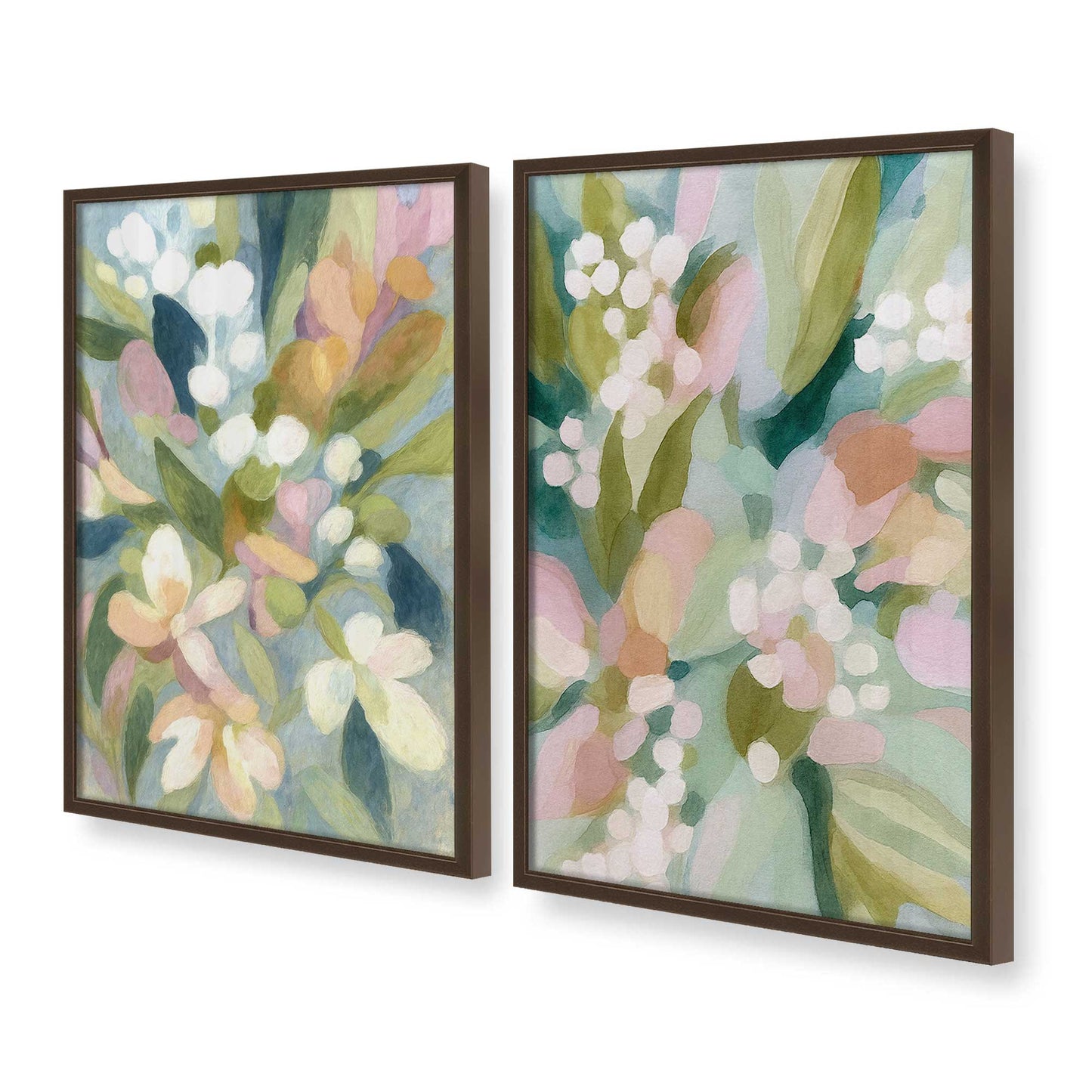 [Color:Belvinder Brown], Picture of art in a Belvinder Brown frame at an angle
