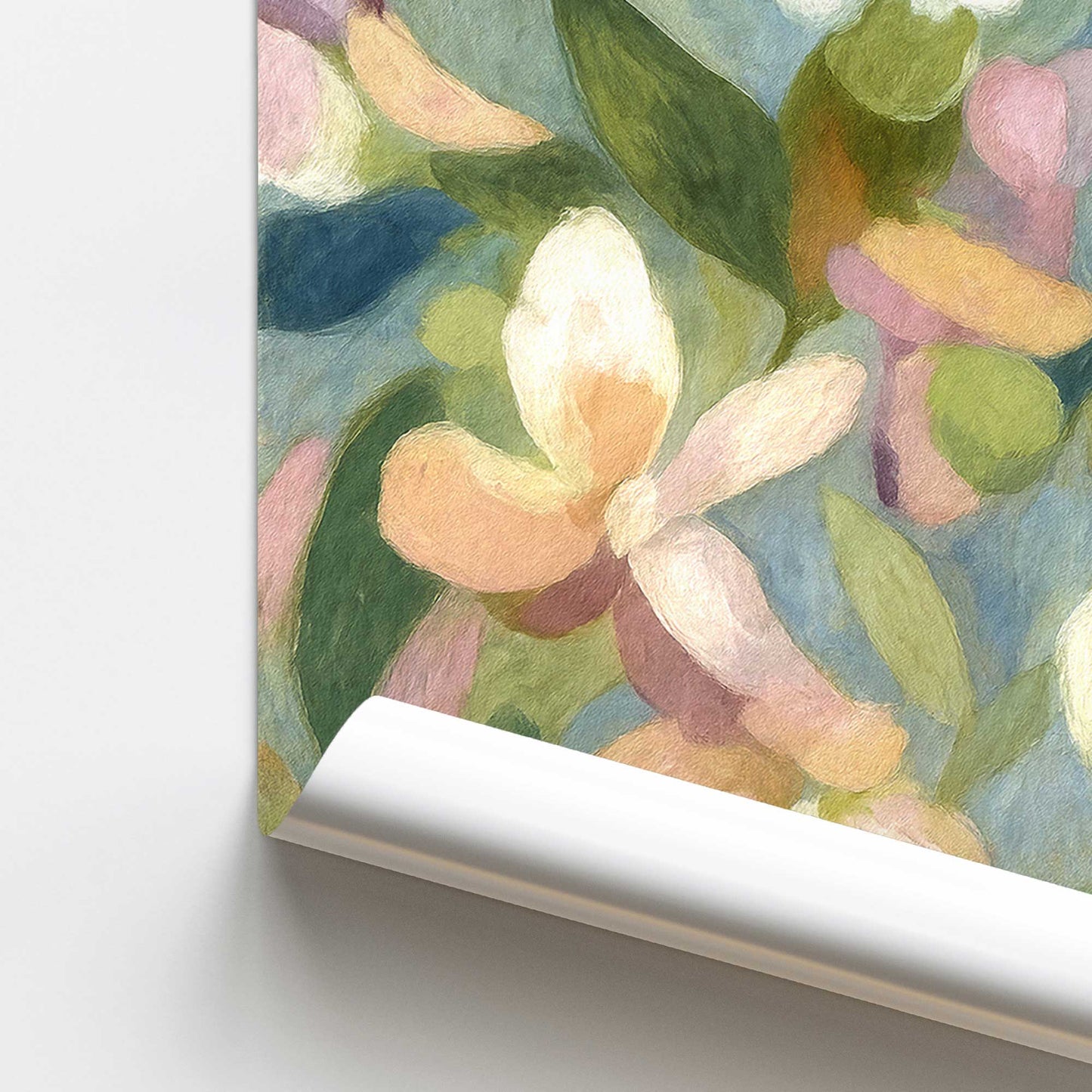 [color:Rolled Print], Picture of close up of art