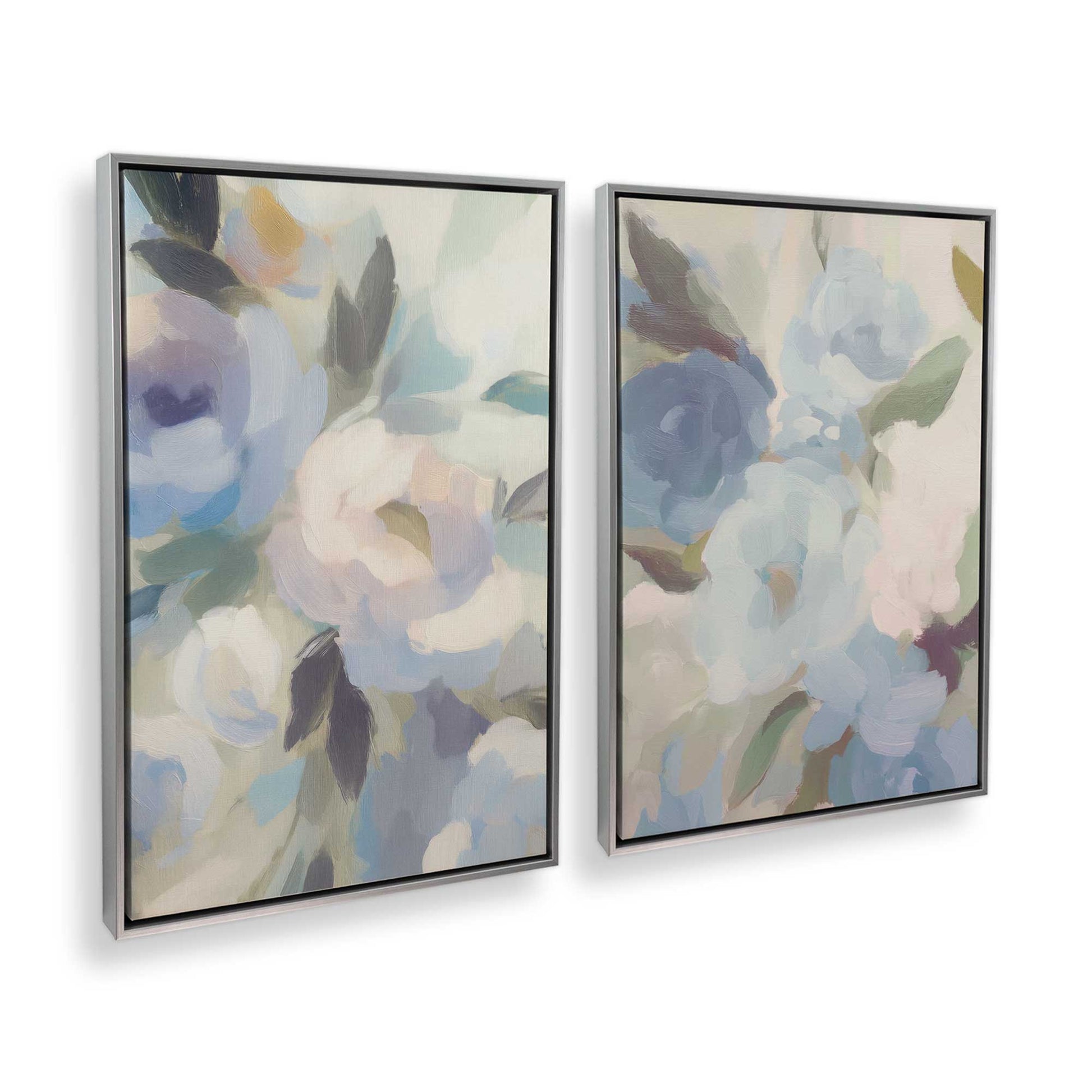 [Color:Polished Chrome], Picture of art in a Polished Chrome frame at an angle