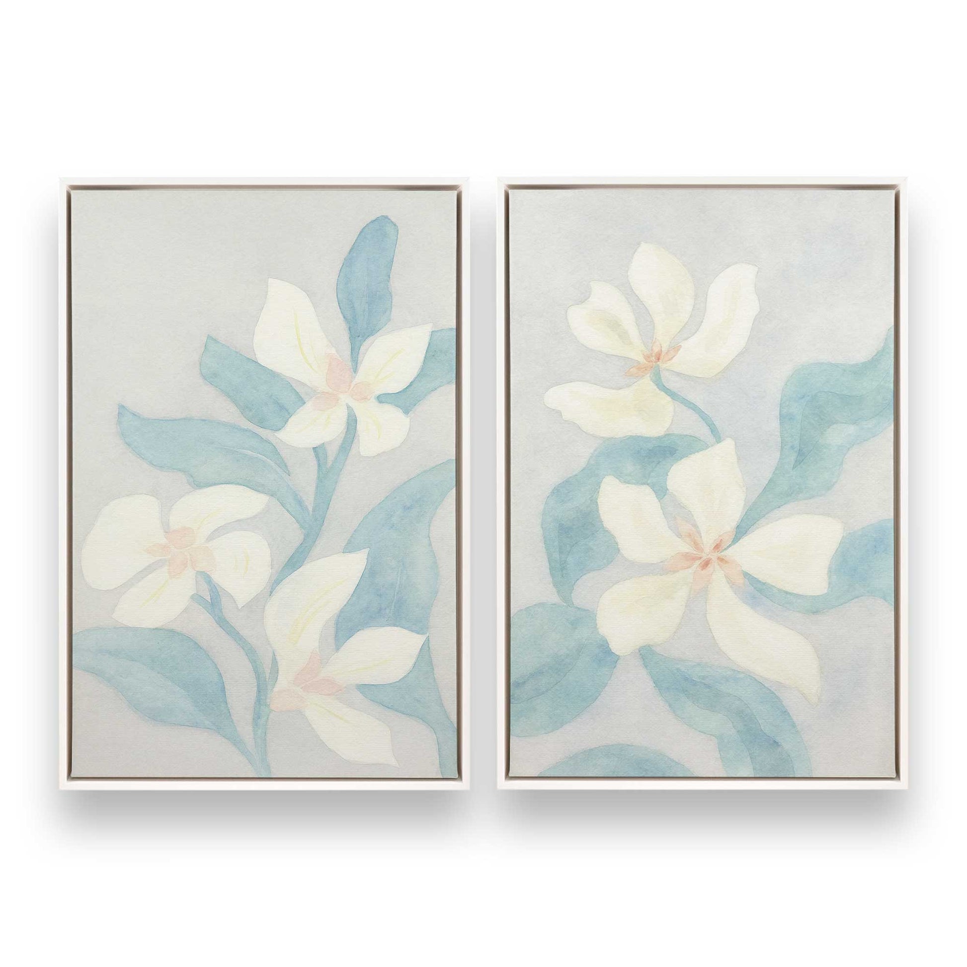 [Color:Opaque White], Picture of art in a White frame