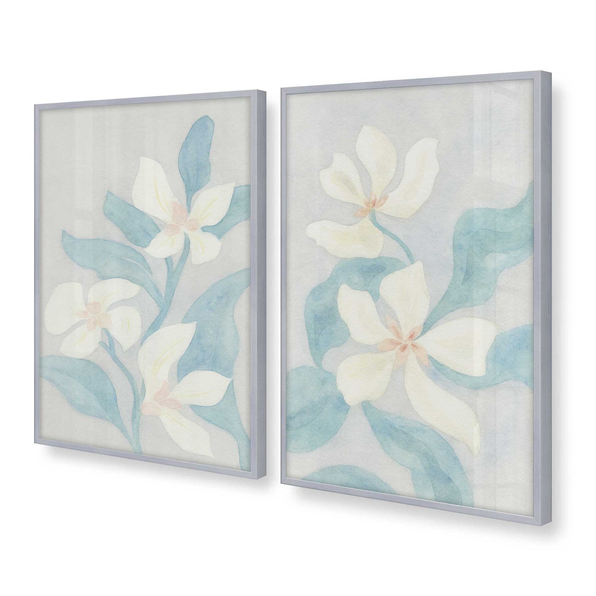 [Color:Polished Chrome], Picture of art in a Polished Chrome frame at an angle