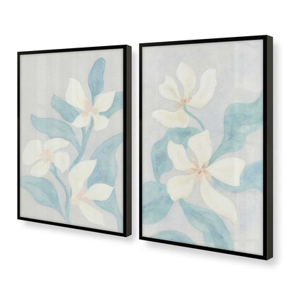 [Color:Satin Black], Picture of art in a Satin Black frame at an angle
