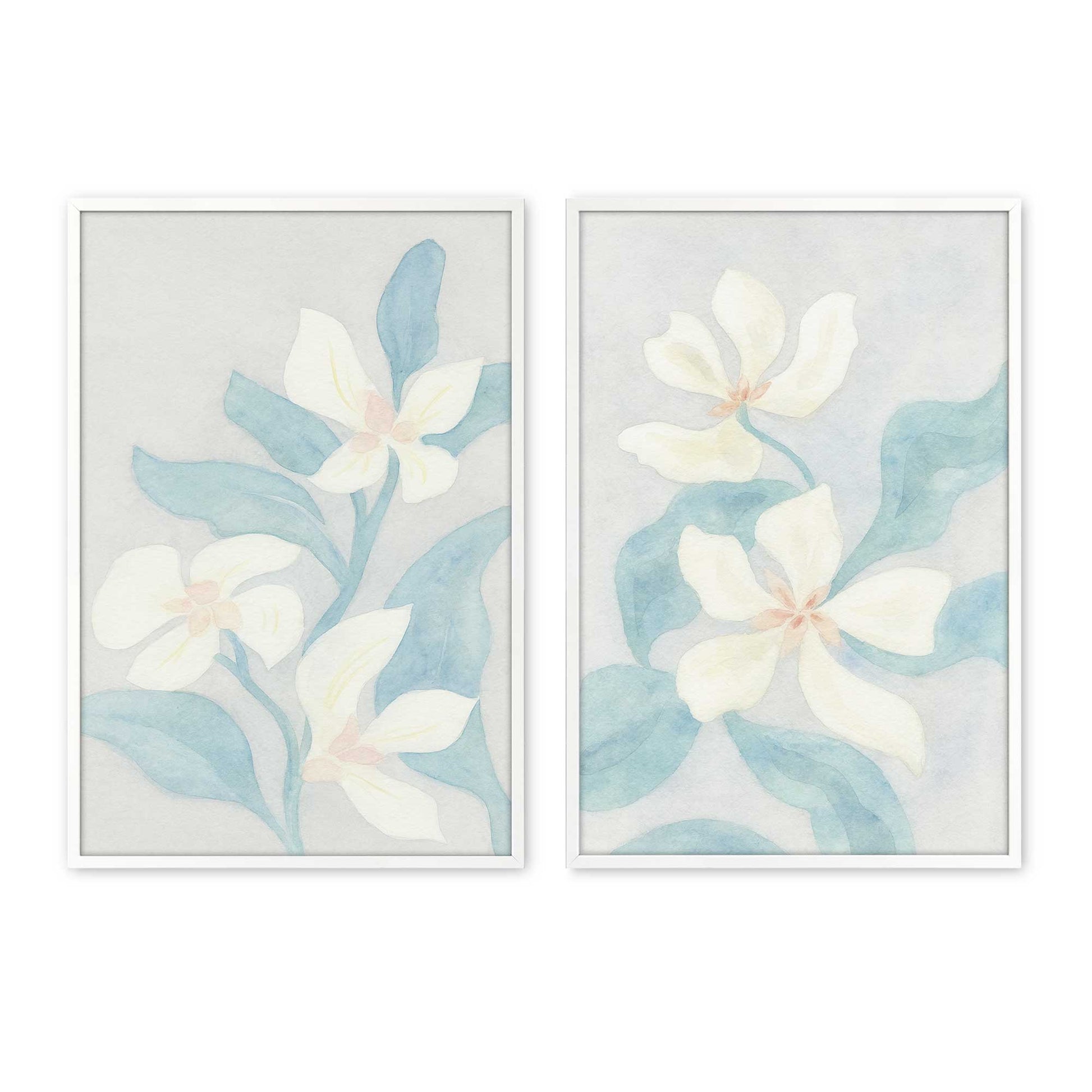 [Color:Opaque White], Picture of art in a Opaque White frame
