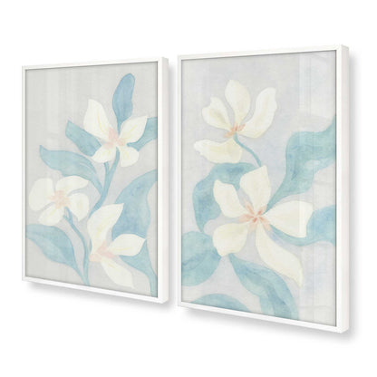 [Color:Opaque White], Picture of art in a Opaque White frame at an angle