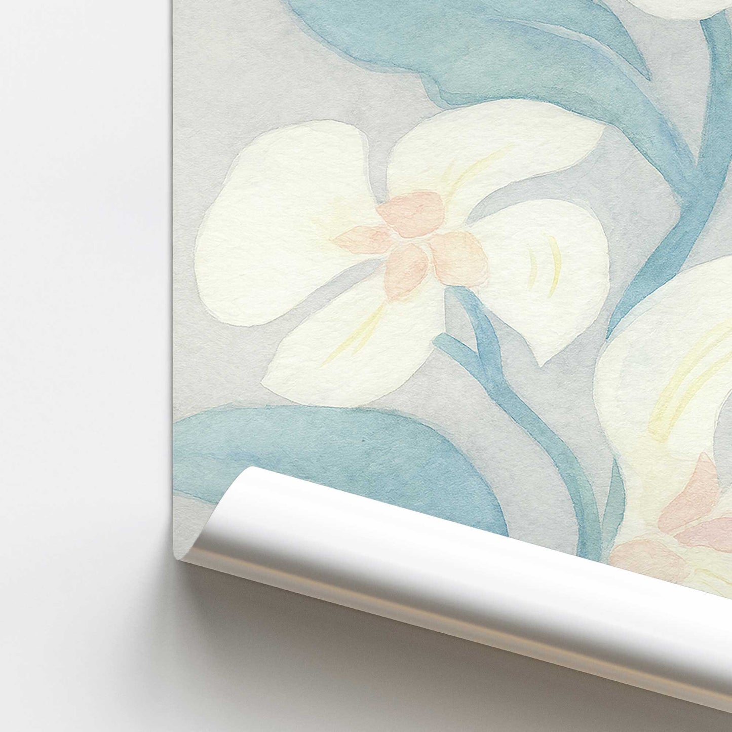 [color:Rolled Print], Picture of close up of art