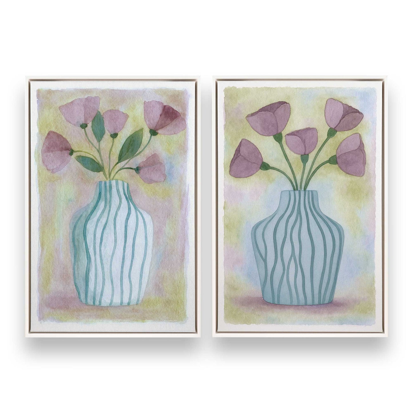 [Color:Opaque White], Picture of art in a White frame