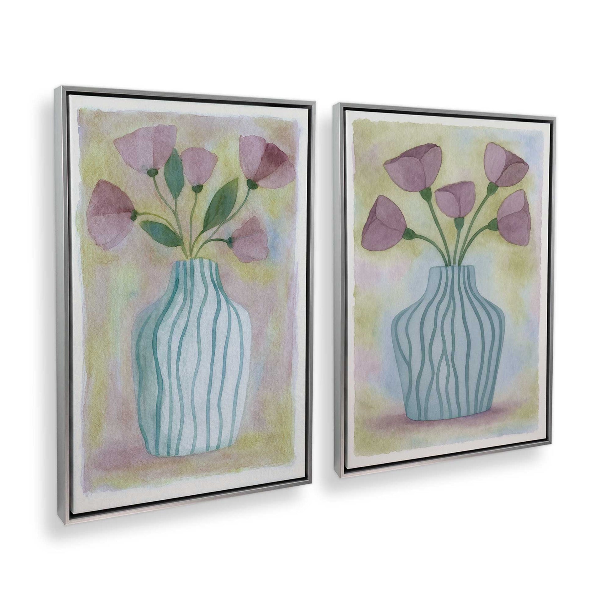 [Color:Polished Chrome], Picture of art in a Polished Chrome frame at an angle