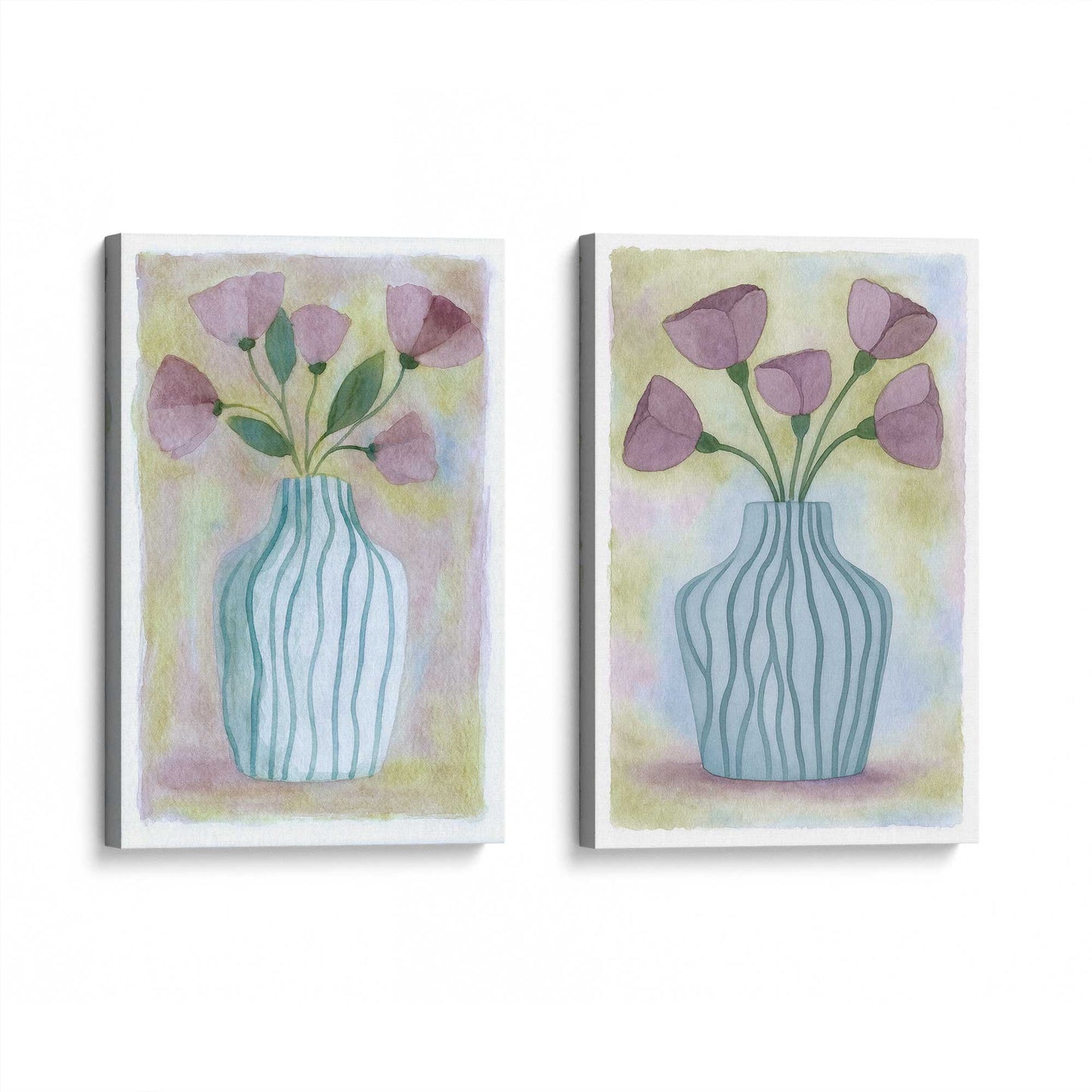 [Color:Stretched Canvas], Picture of art at an angle