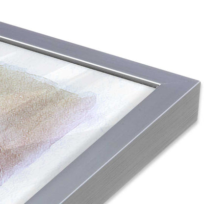 [Color:Polished Chrome], Picture of art in a Polished Chrome frame of the corner