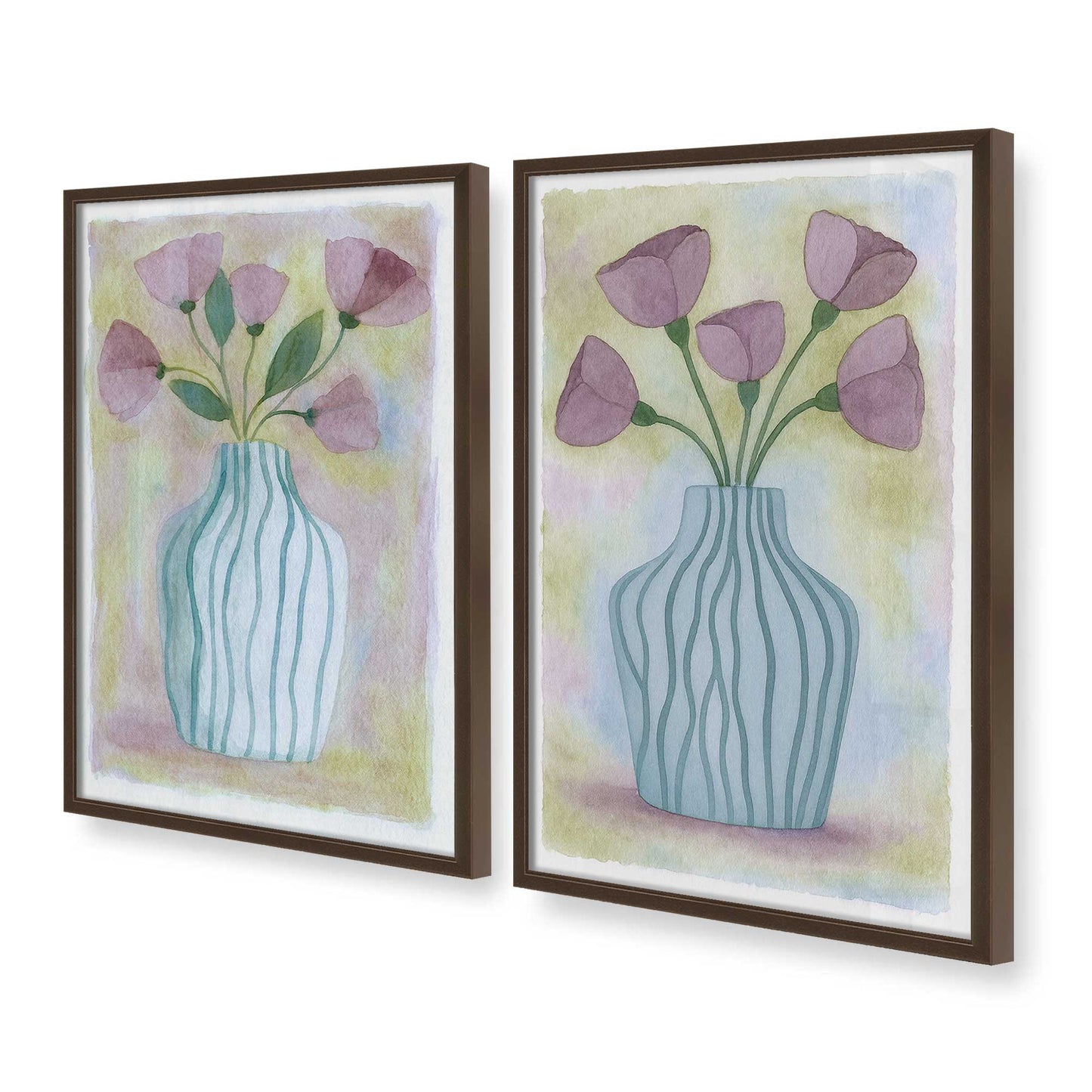 [Color:Belvinder Brown], Picture of art in a Belvinder Brown frame at an angle
