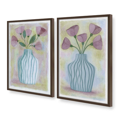 [Color:Belvinder Brown], Picture of art in a Belvinder Brown frame at an angle