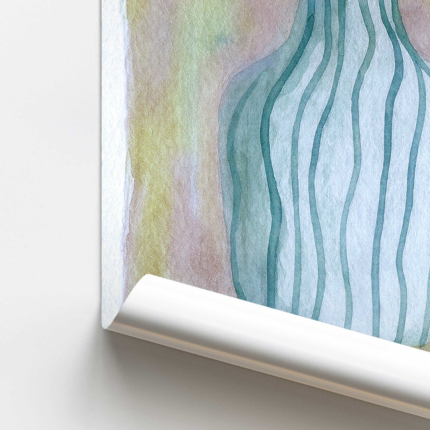 [color:Rolled Print], Picture of close up of art