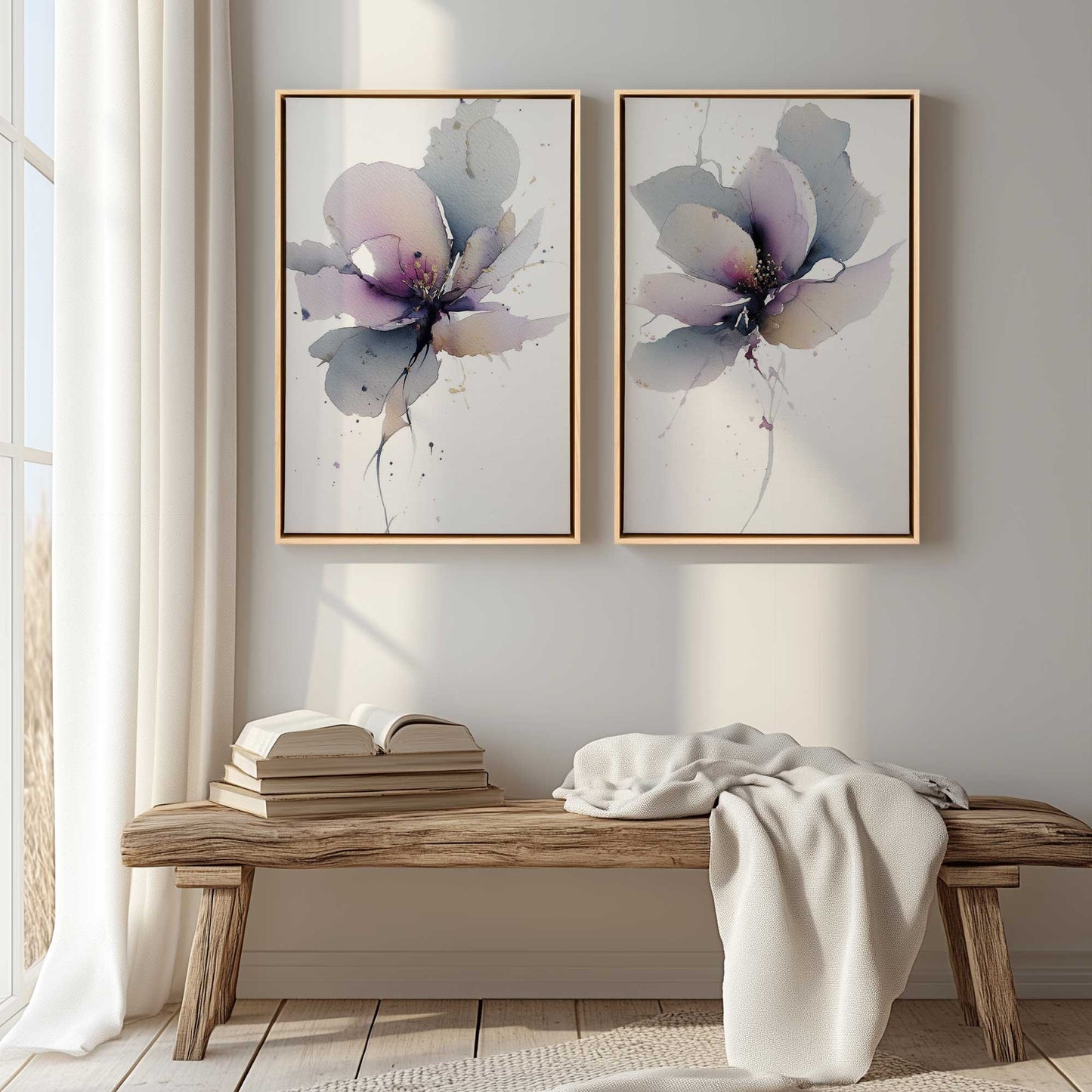 [Color:American Maple], Picture of art in a American Maple frame