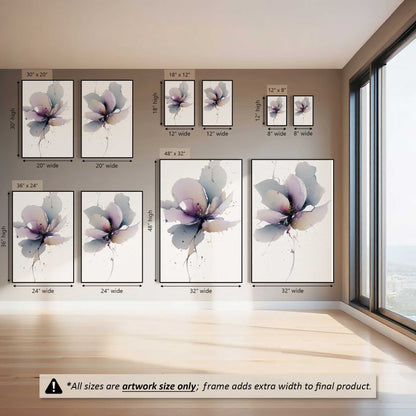 Velvet Petals, Set of 2 Canvas Prints