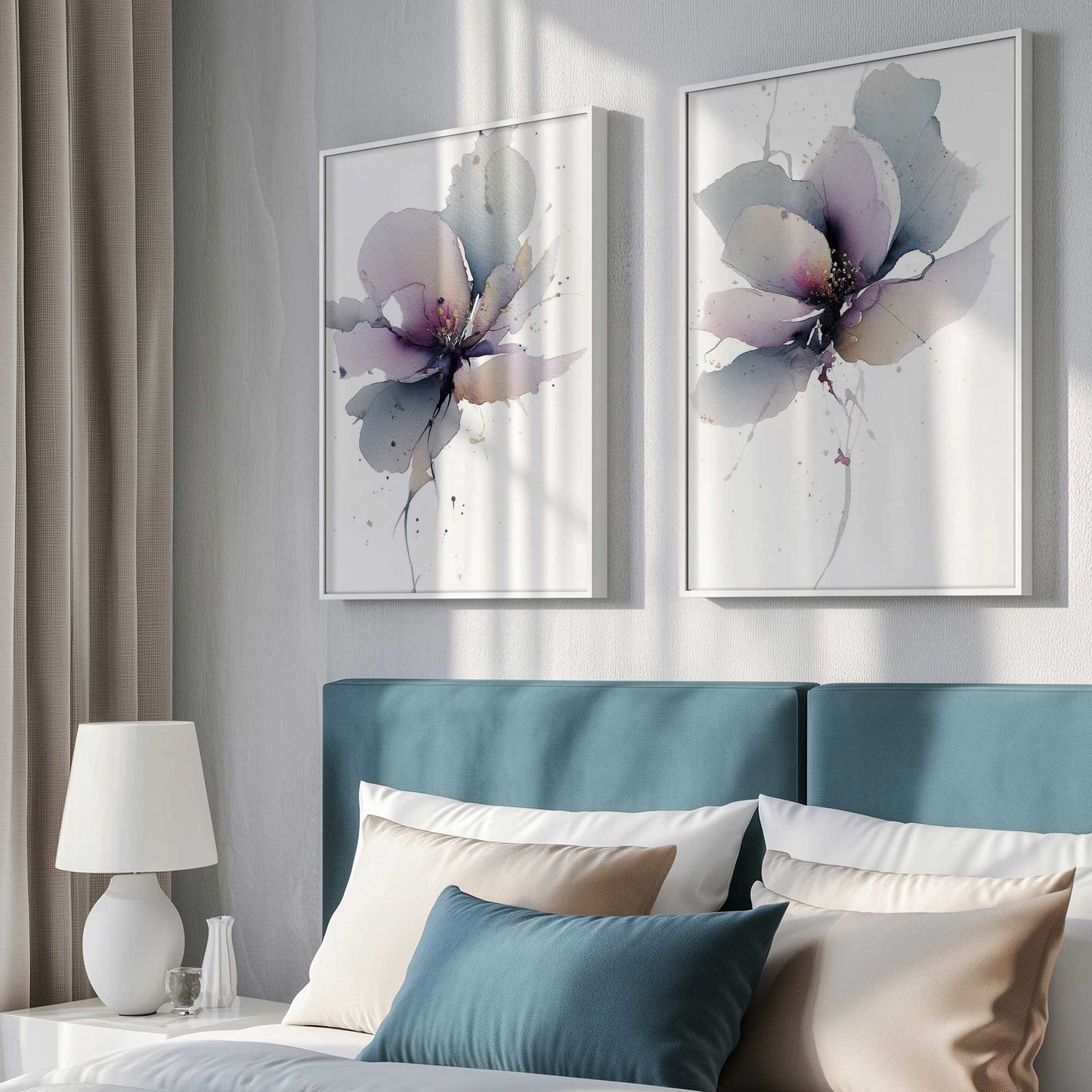 [Color:Satin Black], Picture of art in a Satin Black frame