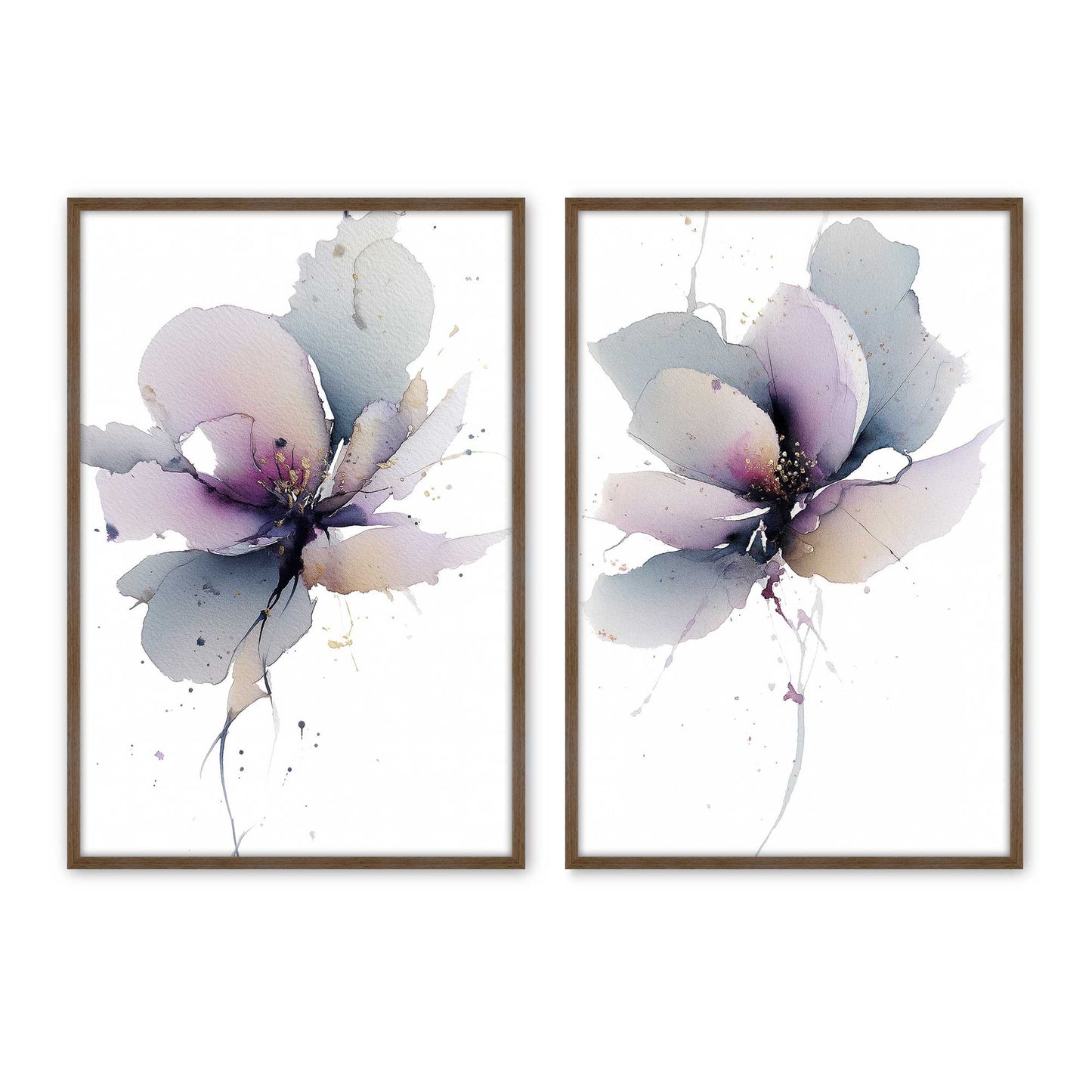 [Color:Walnut], Picture of art in a Walnut frame