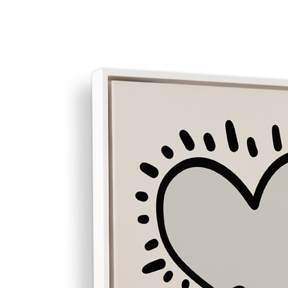 [color:Satin Black], Picture of art on Canvas Side