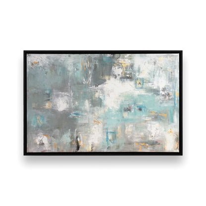 [Color:Satin Black], Picture of art in a Satin Black frame