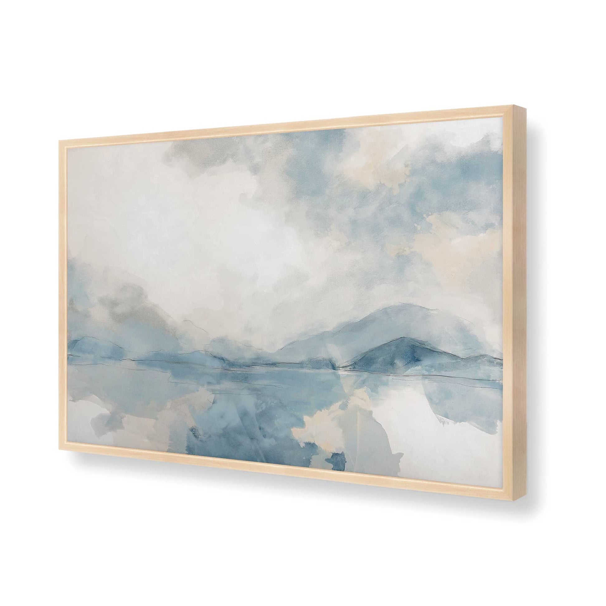 [Color:Raw Maple], Picture of art in a Raw Maple frame of the corner