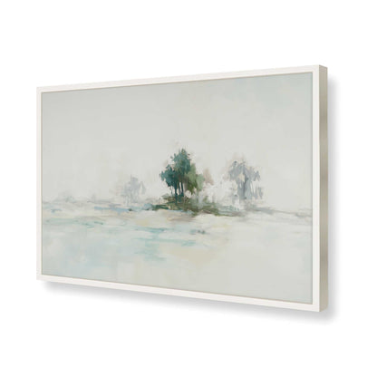 [Color:Opaque White], Picture of art in a Opaque White frame of the corner