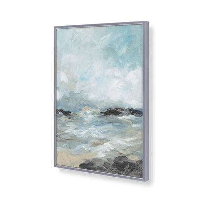 [Color:Polished Chrome], Picture of art in a Polished Chrome frame of the corner