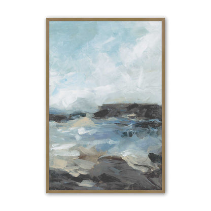 [Color:Brushed Gold], Picture of art in a Brushed Gold frame