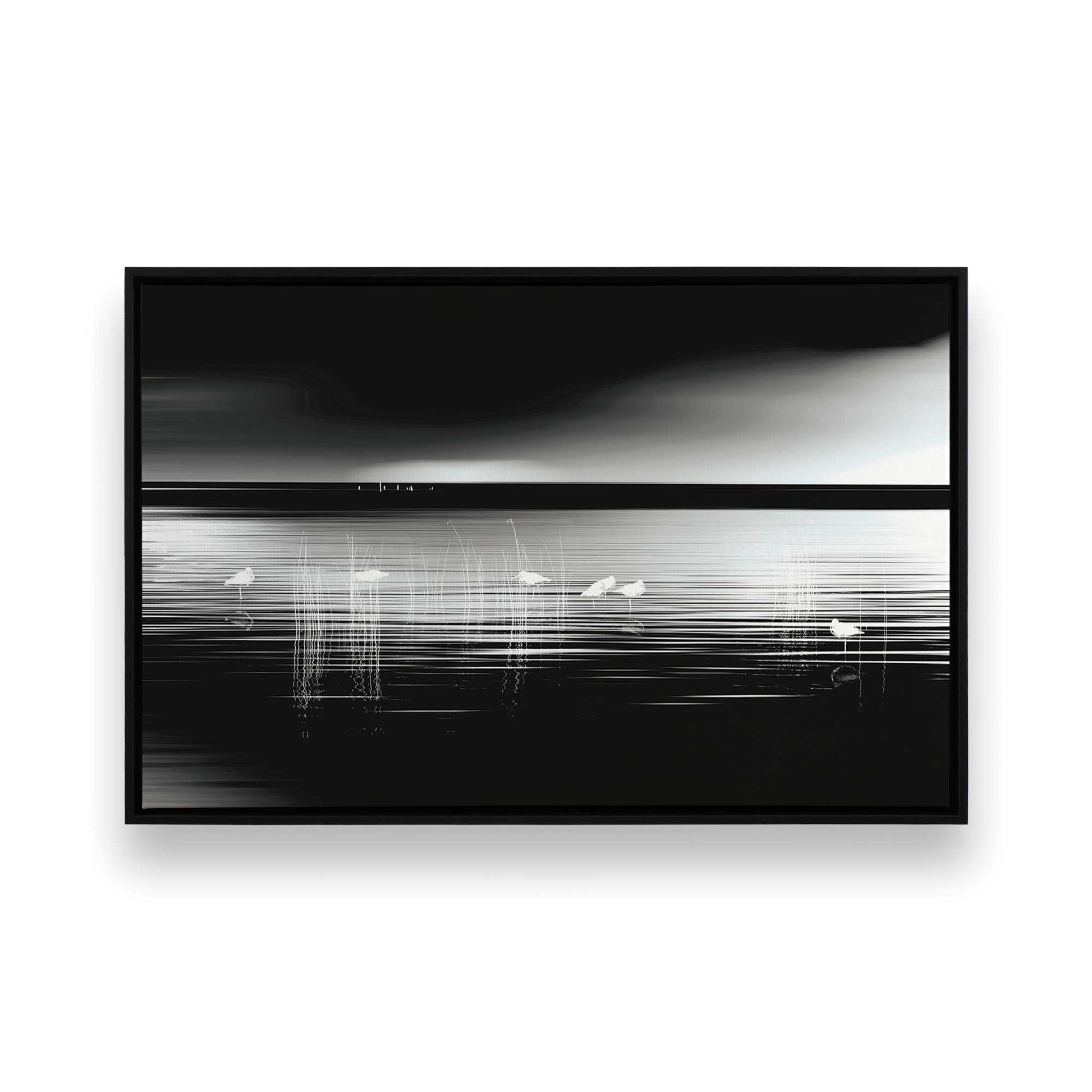 [Color:Satin Black], Picture of art in a Satin Black frame