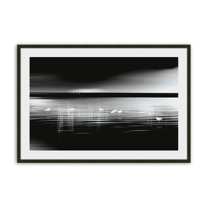 [Color:Satin Black], Picture of art in a Satin Black frame