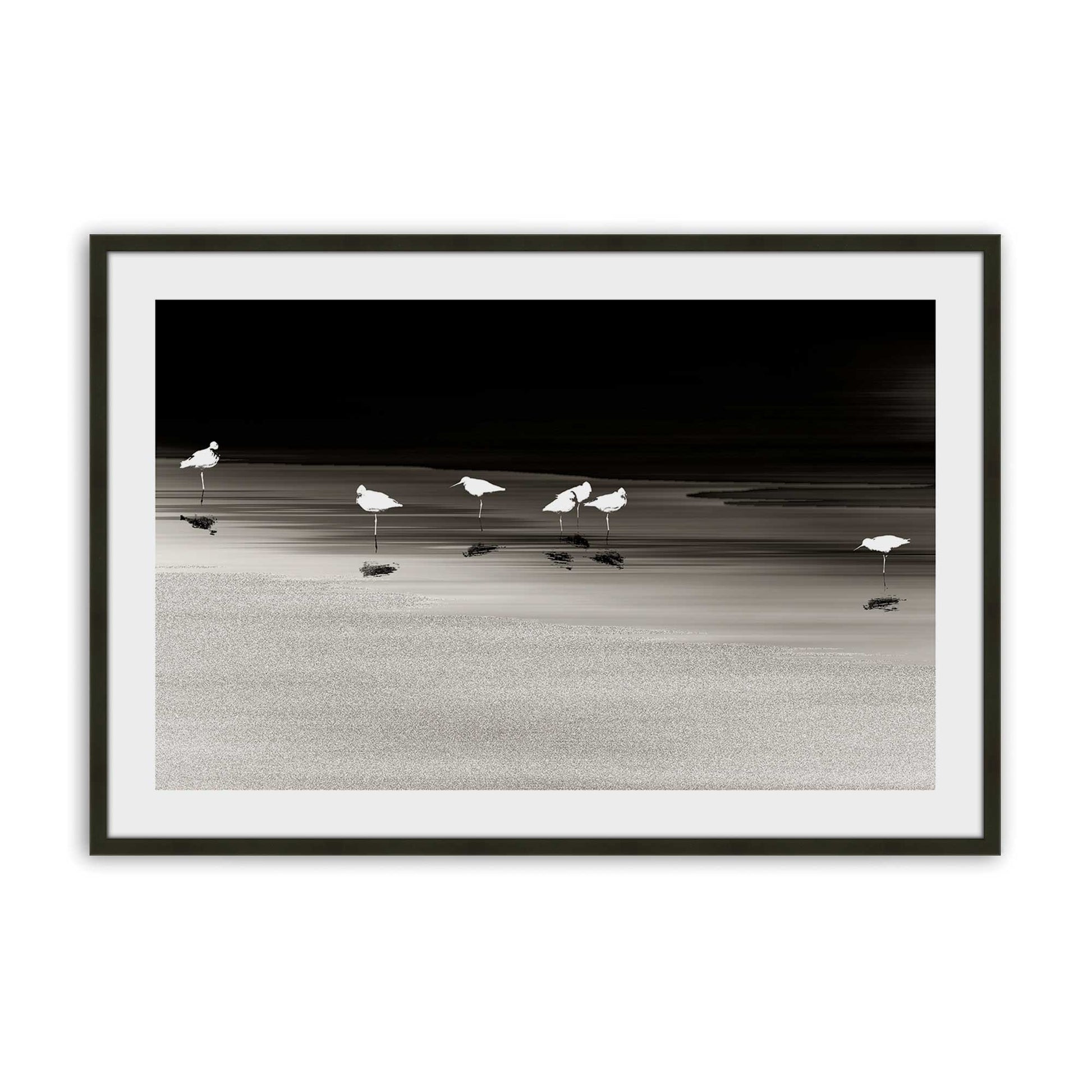 [Color:Satin Black], Picture of art in a Satin Black frame