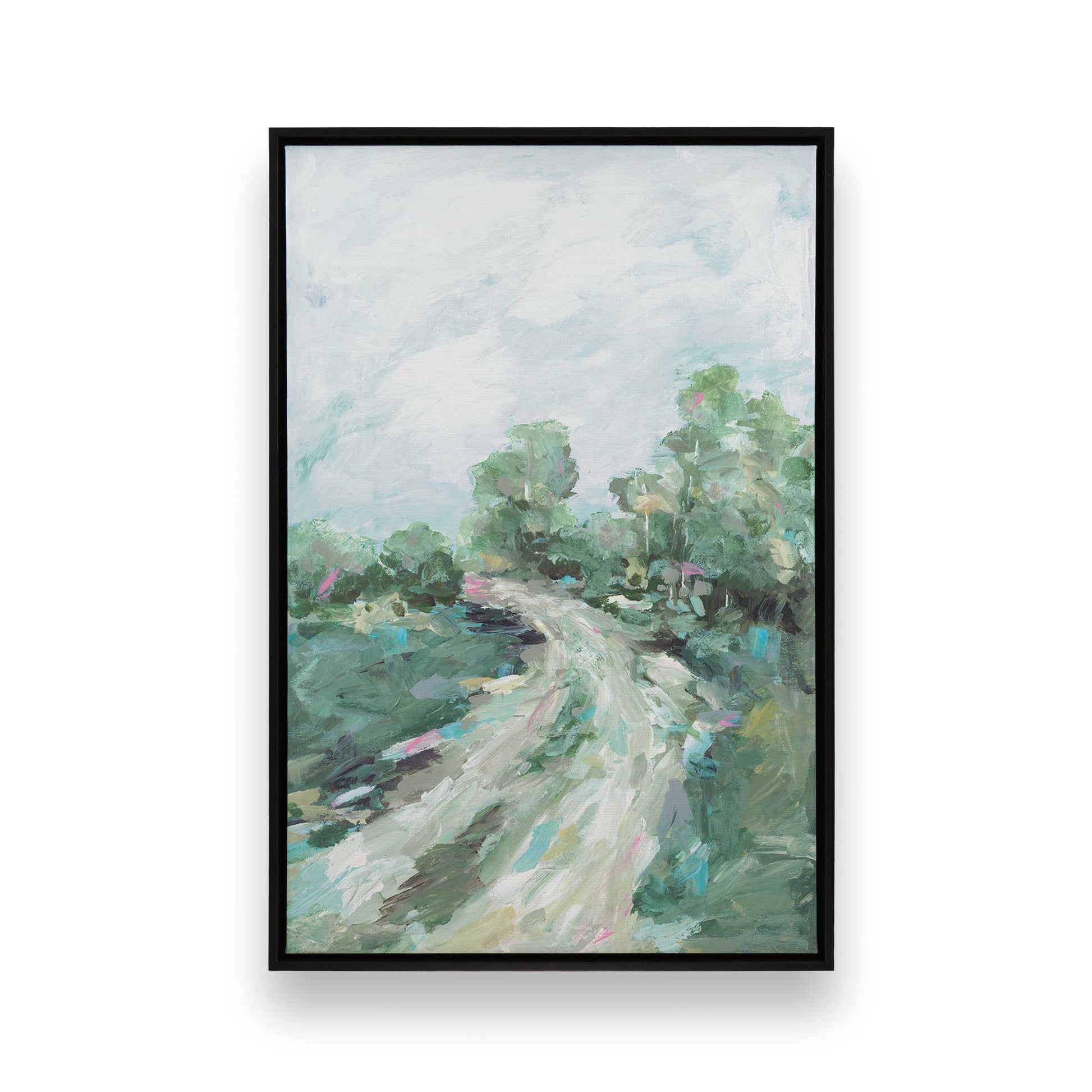 [Color:Satin Black], Picture of art in a Satin Black frame