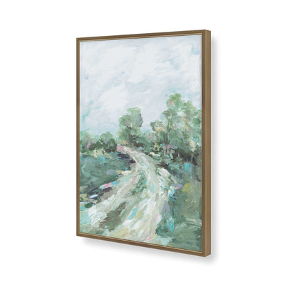 [Color:Brushed Gold], Picture of art in a Brushed Gold frame of the corner