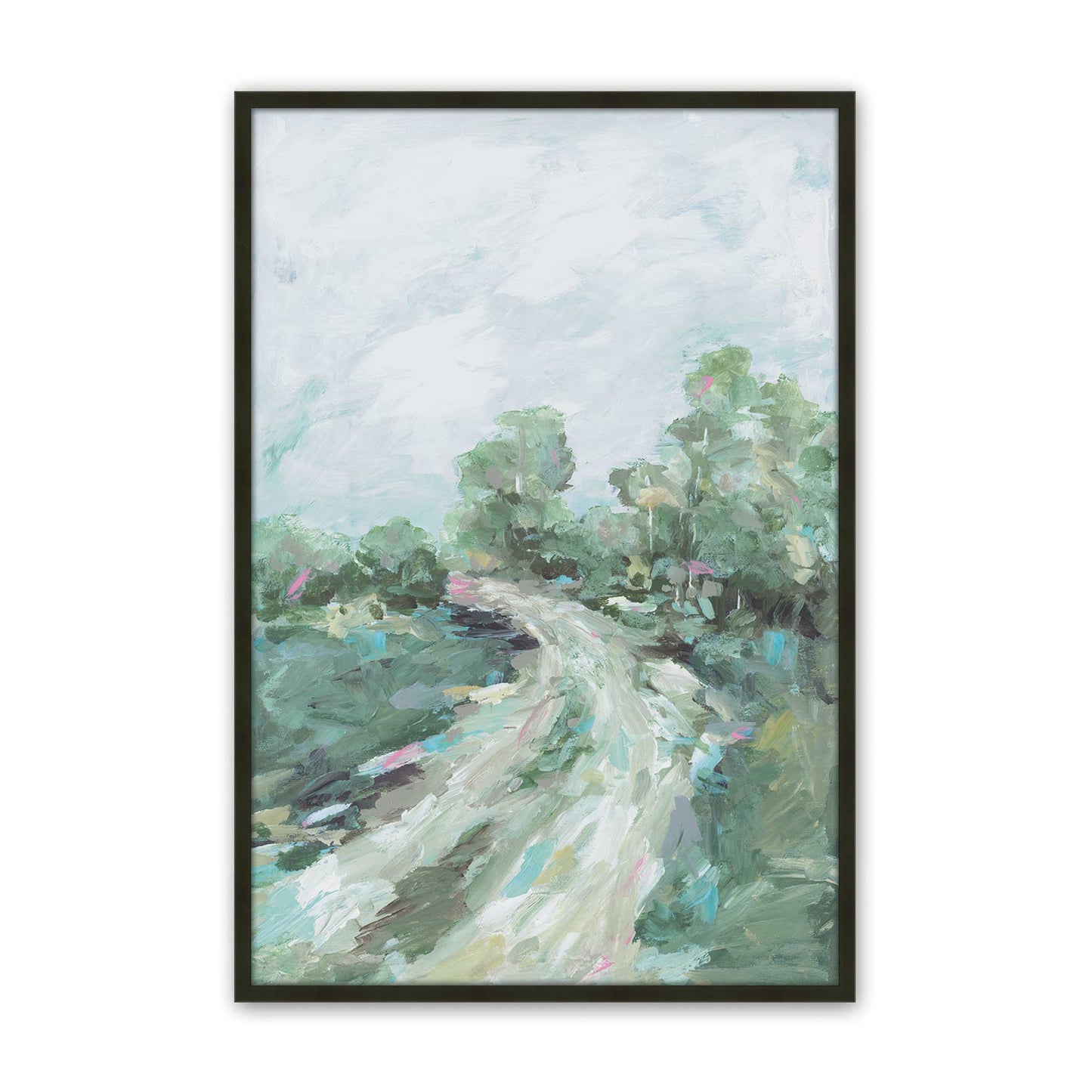 [Color:Satin Black], Picture of art in a Satin Black frame