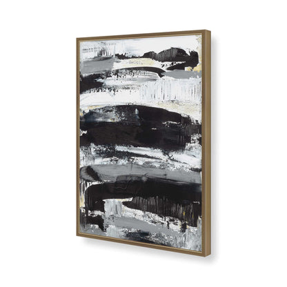 [Color:Brushed Gold], Picture of art in a Brushed Gold frame of the corner