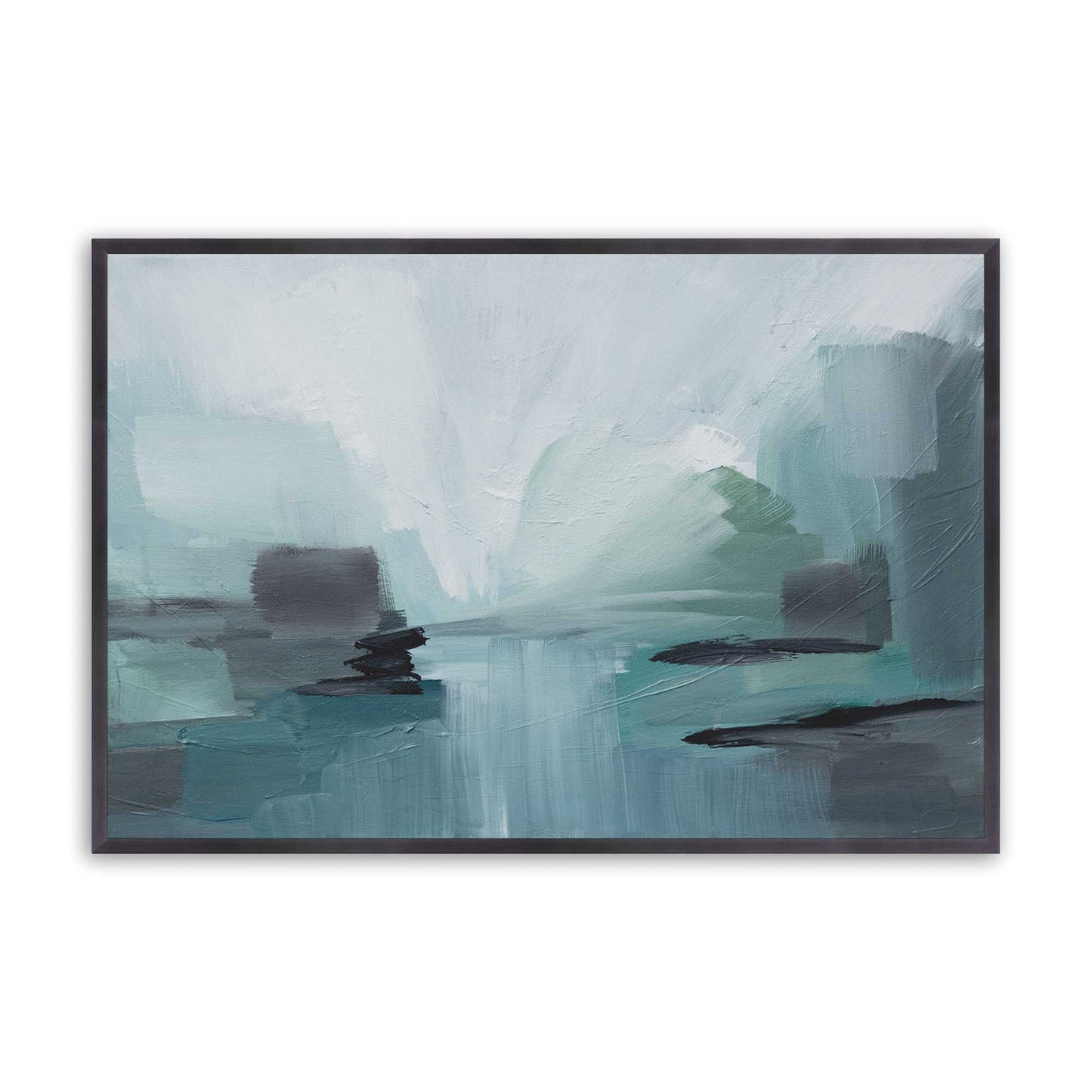 [Color:Weathered Zinc], Picture of art in a Weathered Zinc frame