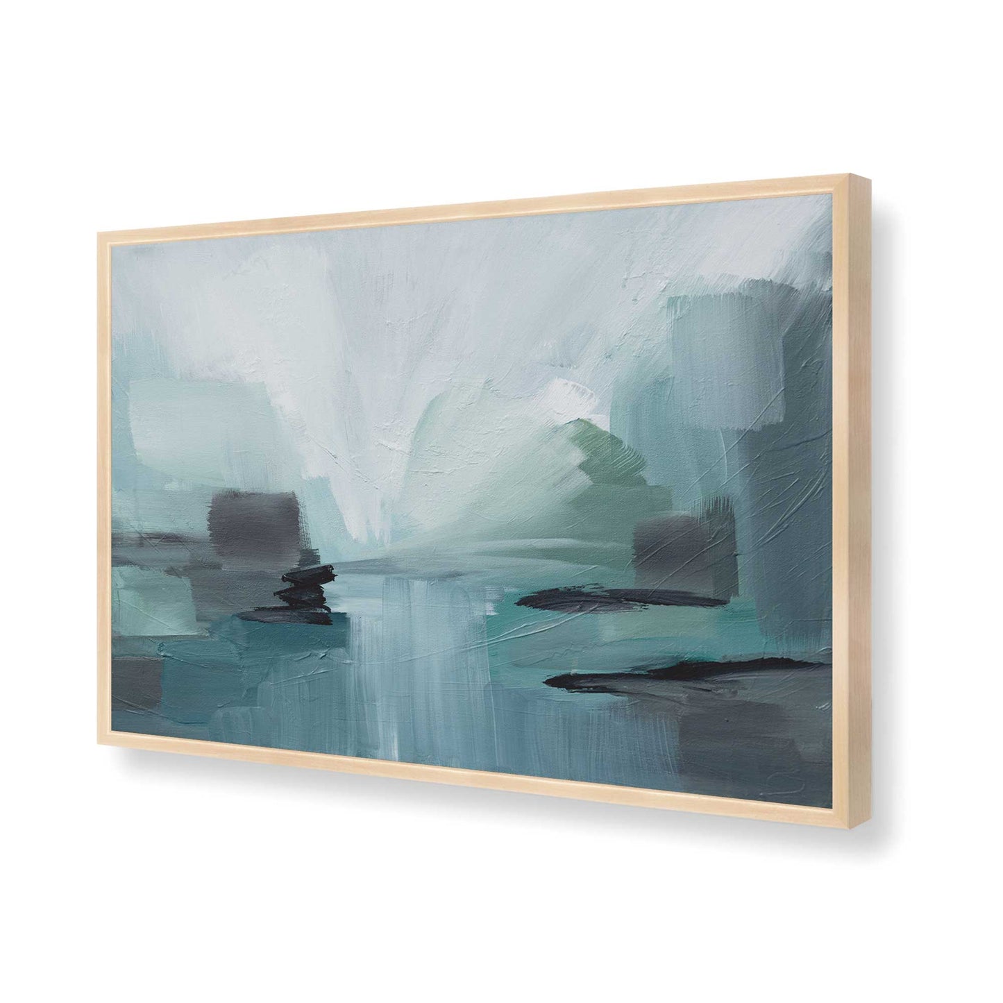[Color:Raw Maple], Picture of art in a Raw Maple frame of the corner