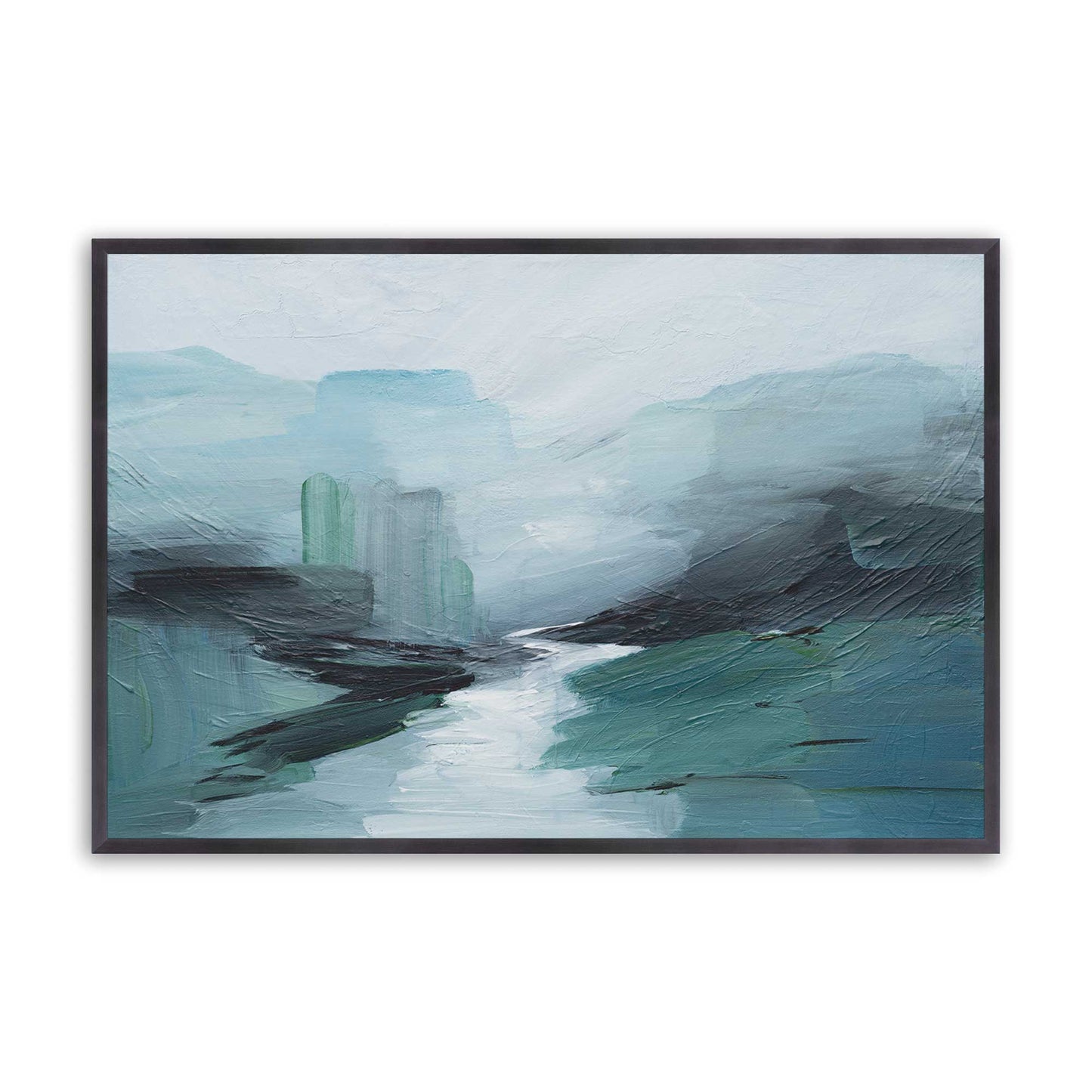 [Color:Weathered Zinc], Picture of art in a Weathered Zinc frame
