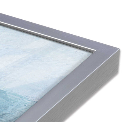 [Color:Polished Chrome], Picture of art in a Polished Chrome frame at an angle